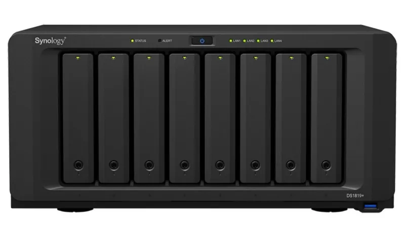 Synology DS1819+ celkem 22TB, 4 jádrový CPU, 16GB RAM