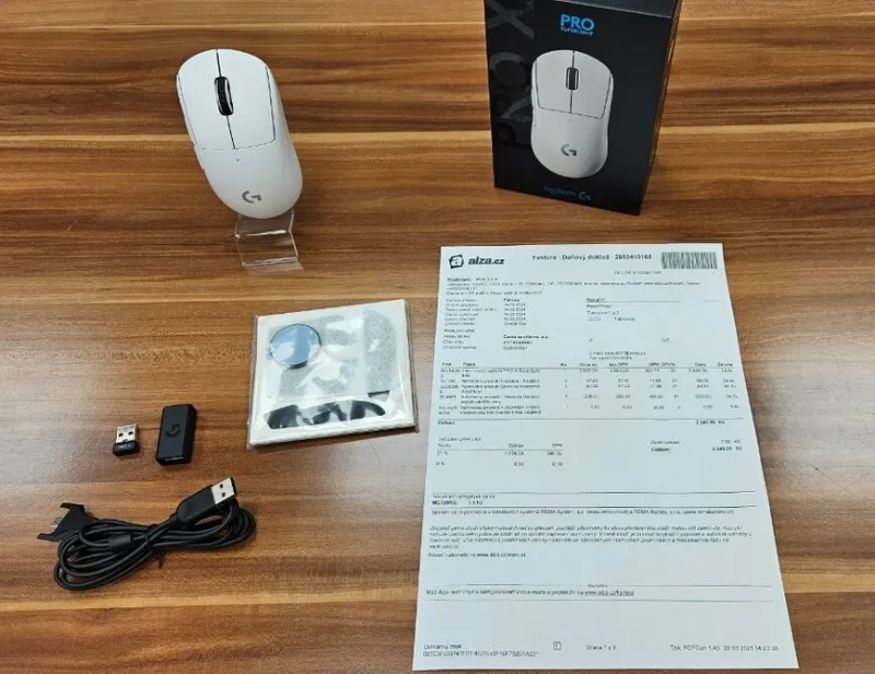 Logitech PRO X Superlight White - záruka, stav nového zboží