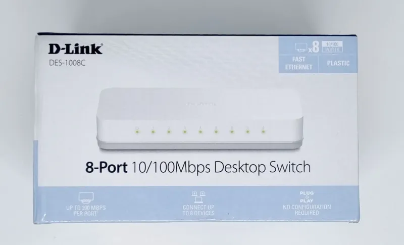 D-link DES-1008C Desktop Switch