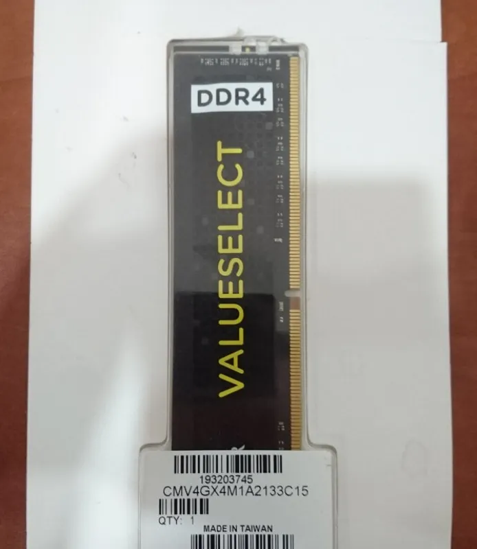 RAM Corsair DDR4 4GB 2133MHz CL15