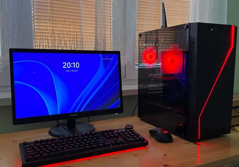 Stolní počítač - GTX 1050 Ti, Ryzen 5, 16 GB RAM, 512 gb SSD