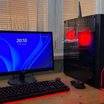 Stolní počítač - GTX 1050 Ti, Ryzen 5, 16 GB RAM, 512 gb SSD