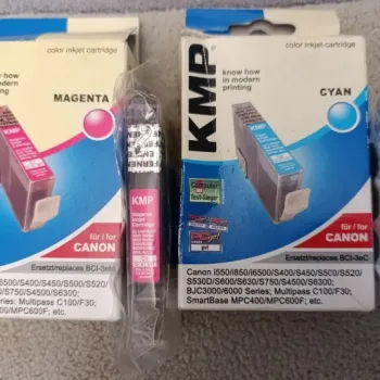 KMP color inkjet cartridge C6 a C7